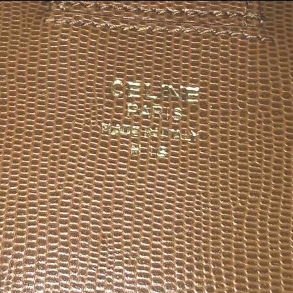 Unique Celine Tan Women's Long Wallet With Kisslock Coin Purse - Picture 9 of 9